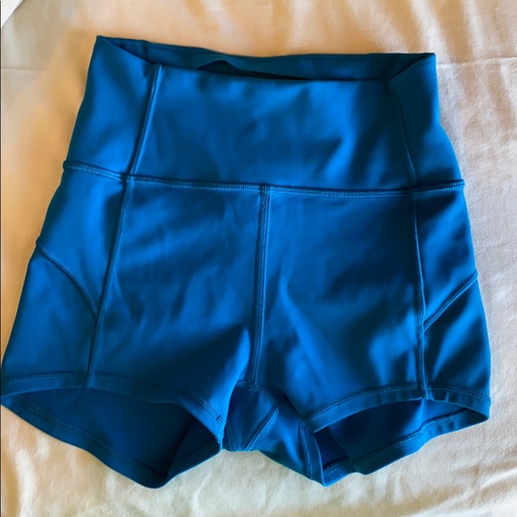 ‼️SOLD‼️Lululemon Blue In Movement Short Everlux - Picture 6 of 7